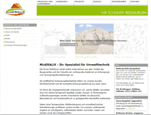 Tablet Screenshot of mineralix-gmbh.de